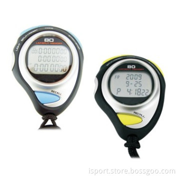 80 Lap Memory Professional Large Display Stopwatch for Racing Jg231